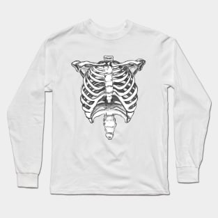 Skeleton Ribcage Long Sleeve T-Shirt